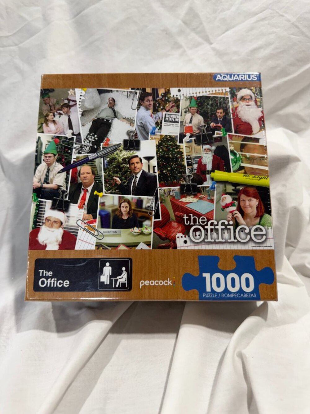 The Office Christmas 1000 Pc Jigsaw Puzzle Aquarius Brand New Sealed